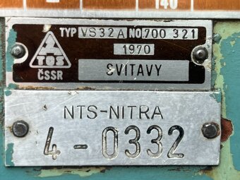 179. Sloupová vrtačka VS 32A - 2