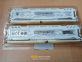 RAM do PC , CRUCIAL BALLISTIX SPORT 2x 4Gb - 2