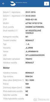 Renault Trafic, Webasto, tažné, markýza - 2