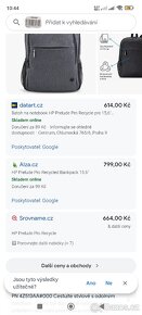 Batoh na notebook 15" nepoužitý - 2