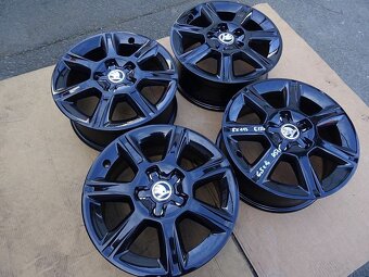 Alu disky origo černé Škoda 16", 5x112, ET 50, šířka 6,5J - 2