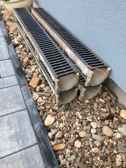 Betonovy zlab s litinovou mrizi 5ks - 2