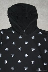 Černá mikina Adidas vel. 152 - 2