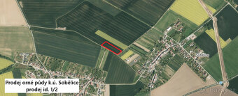 Prodej id. 1/2 orné půdy v k. ú. Sobělice u Kroměříže - 2