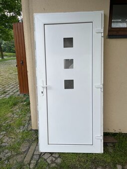 Plastové vchodové dveře 100 cm - 2