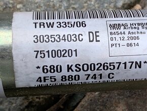 AUDI A6 4F 05-11 airbag stropní L SEDAN 4F5880741C - 2