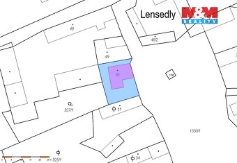 Prodej pozemku k bydlení, 315 m², Lensedly - 2