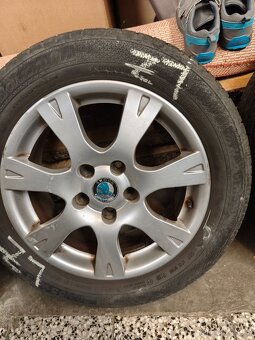 Letní pneumatiky Barum na alu discích - 2