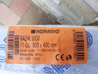 Radiátory RADIK VKM 11-G0 600x400mm - 2 ks - 2