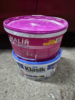 Prodám barvy – Malíř Plus + HET Klasik (cca půlka) - 2