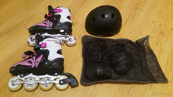 in-line brusle + helma + chrániče - 2