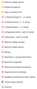 Příprava na přijímací zkoušky LF (biologie, chemie, fyzika) - 2