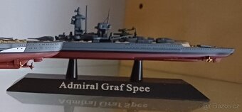 Modely bitevních lodí 1:1250 - Scharnhorst, Admiral GrafSpee - 2