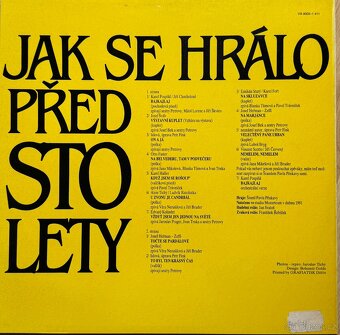 LP Jak se hrálo před sto lety - 2