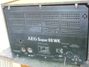 Luxusní historické rádio (třída Großsuper) AEG super 88 WK - 2
