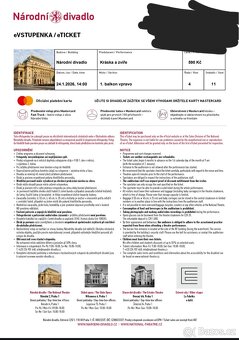 Vstupenky do Národního divadla: Kráska a zvíře - 2