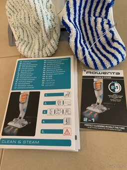 Prodám Parní mop a vysavač v jednom Rowenta model:RY7557WH - 2