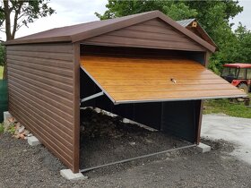 Plechová garáž Superline 3x5m, sedlová střecha - 2