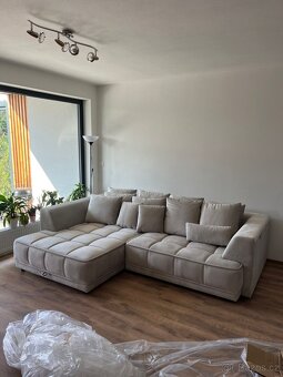Sedací souprava Tiga box s el. výsuvem a úložným prostorem - 2