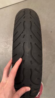 Prodám pneu Mitas 120/90-16 a 3,50-18 - 2