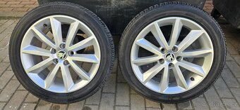 Alu kola 5x100 16" + letní pneu - 2