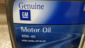 Motorový olej GM 10W - 40 5L + fitr MANN W 712/75 - 2
