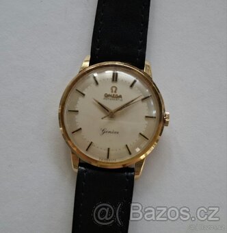 Zlaté náramkové hodinky Omega Genève Automatic 18K - 2