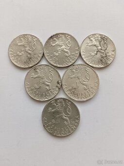 Stříbrná pamětní mince Československa 50kčs - 2