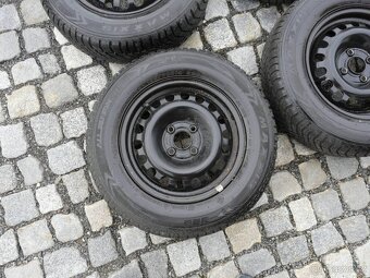 ZIMNÍ PNEU + DISKY 185/70R14 OPEL CORSA D - 2