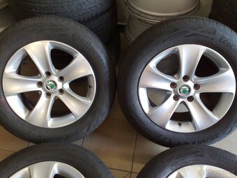 alu kola skoda 5x112 r16 original škoda 215/60/16 - 2