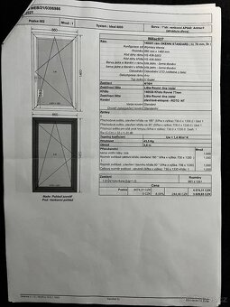Prodám okna dvojsklo značky Decco EkoSun83 Antracit. 2021 - 2
