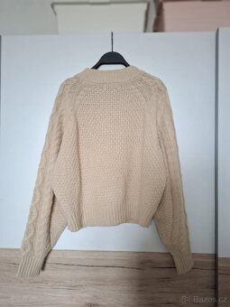 Damský pletený svetr M - 2