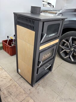 Krbová kamna s troubou ZVEZDA MF ceramic - 2