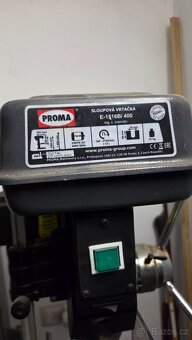 Prodám stojanovou vrtačku Proma - 2