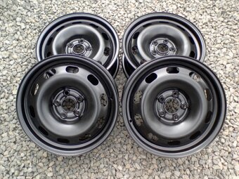 15 plechové disky Škoda Rapid,Fabia III,Octavia I,VW Polo - 2