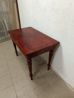 Starožitný stůl se šuplíkem - 2