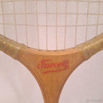 Retro Badmintonové rakety FAVORIT - 2 kusy - 2
