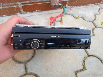 Autoradio 1din s výsuvným panelem Sencor SCT 9412DBMR - 2