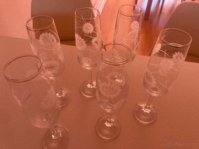 prodám broušené sklo - unikátní s nápisem - 2