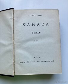 kniha Sahara Elgart Sokol 1929 - 2