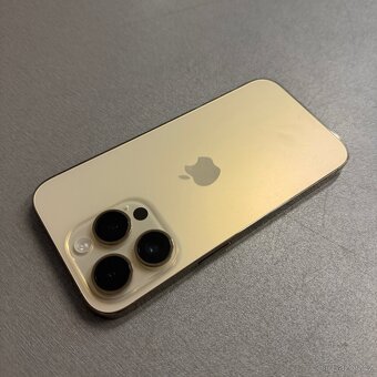 iPhone 14 Pro 128GB gold, jako nový, záruka rok - 2
