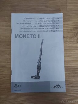Tyčový vysavač ETA Moneto II AQUA PLUS - 2