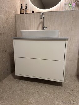 Ikea umyvadlová skříňka bílá 80cm HAVBACK - 2