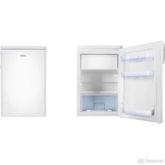 lednice s mrazákem AMICA, použitá jen 6 měsíců - 2