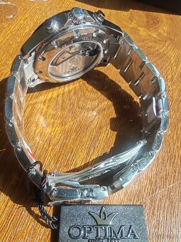 Nové švýcarské hodinky Optima - MORANO Sport Valjoux automat - 2