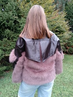 Zimní bunda s kožíškem vel.42 (XL) - 2