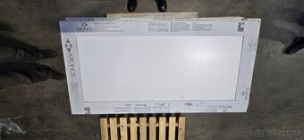 Bílá unicolor dlažba Kronos Talco 60x120 cm - 2