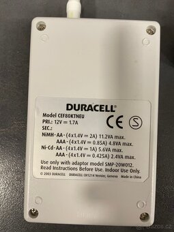 Nabíječka duracell aaa/aa - 2