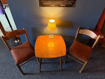 Retro židle + stůl SET 1 - 2