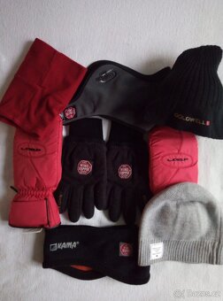 GORE WINDSTOPPER:Rukavice,čelenka,maska - 2